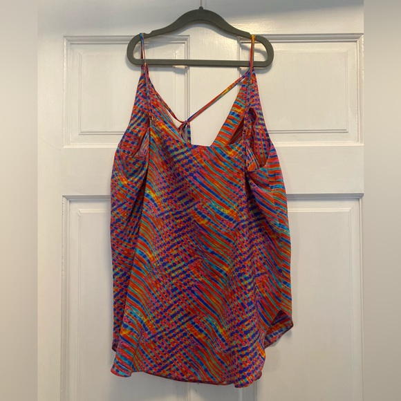 Amanda Uprichard flowy silky blouse size S - Picture 3 of 3